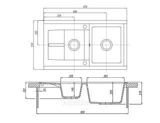 Мойка кухонная Акватон ДЕЛИЯ 87 кофе